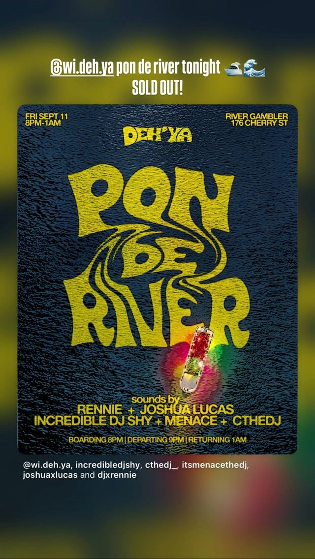 PON DE RIVER, Fri, Sep 11, River Gambler, Old Toronto