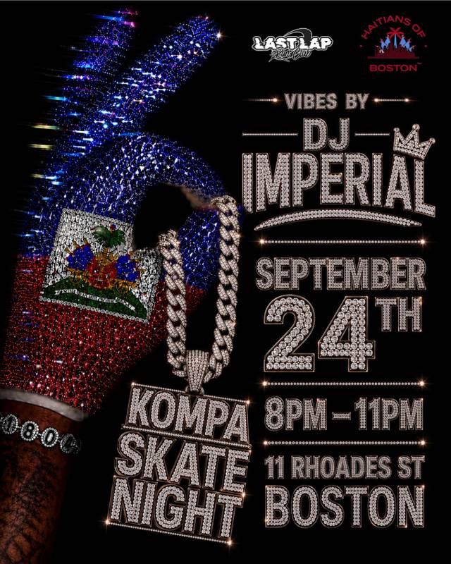 Kompa Skate Night, Thu, Sep 24, Chez Vous Skating, Mattapan