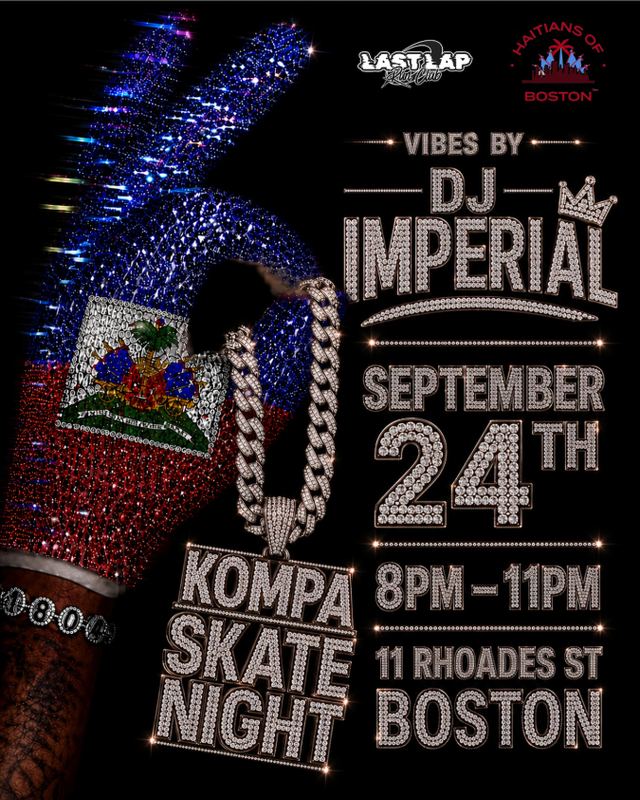 Kompa Skate Night, Thu, Sep 24, Chez Vous Skating, Mattapan