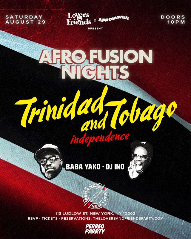 Afro Fusion Nights Trinidad and Tobago Independence, Sat, Aug 29, Mehanata Bulgarian Bar, New York