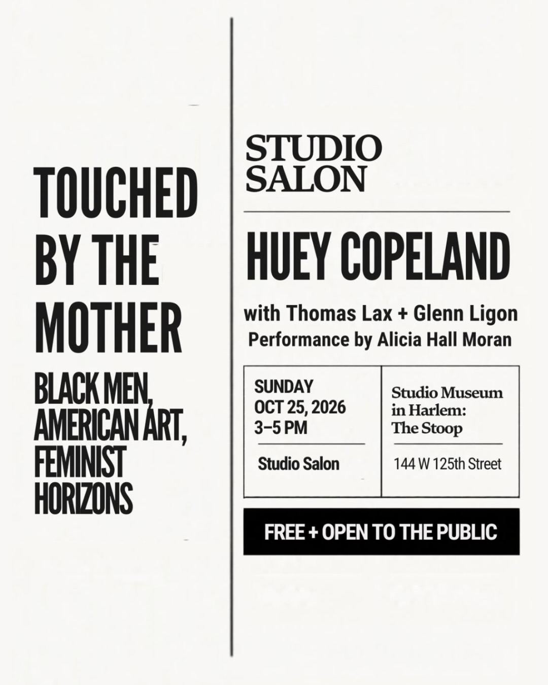 Studio Salon: Touched by the Mother