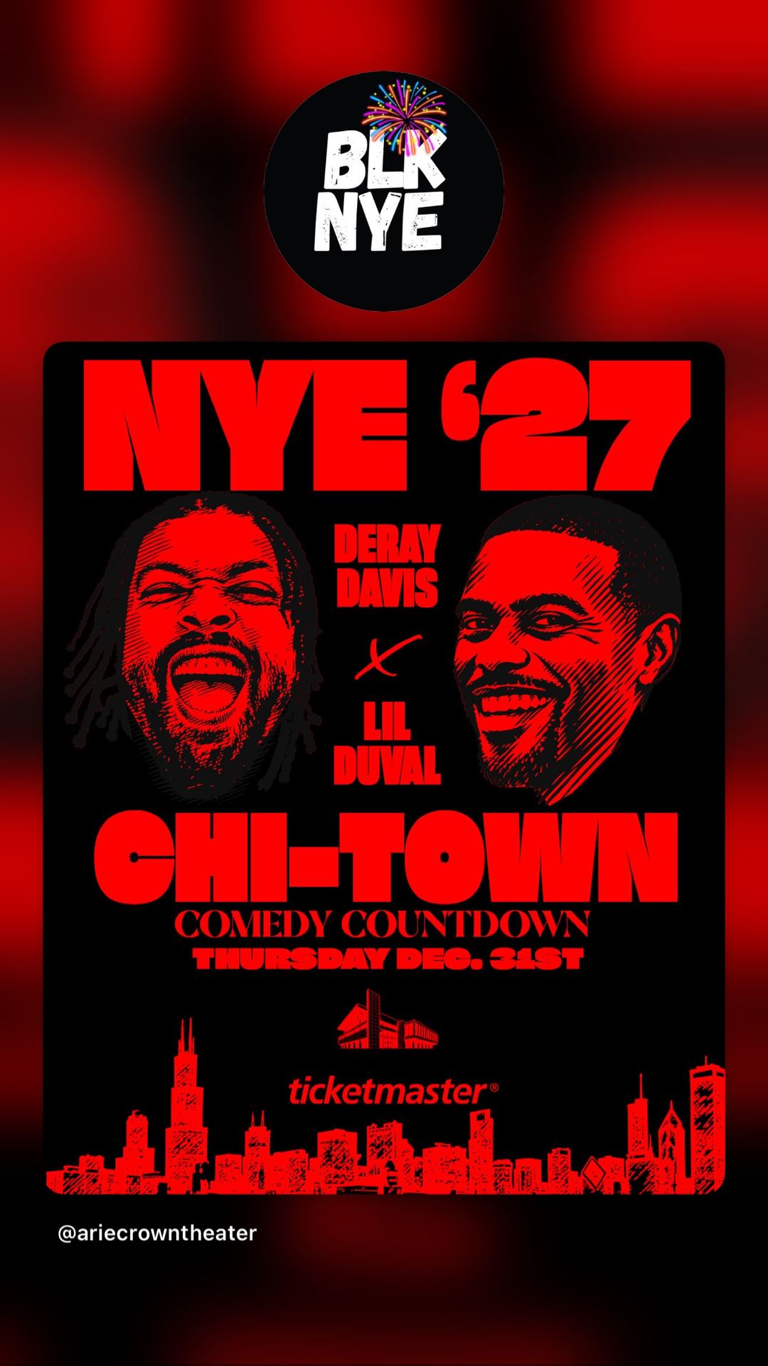 NYE '27 CHI-TOWN COMEDY COUNTDOWN