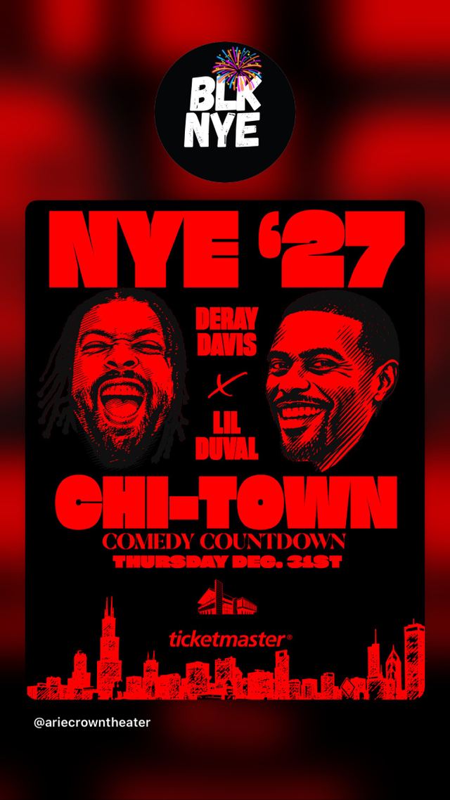 NYE '27 CHI-TOWN COMEDY COUNTDOWN, Thu, Dec 31, Arie Crown Theater, Near South Side
