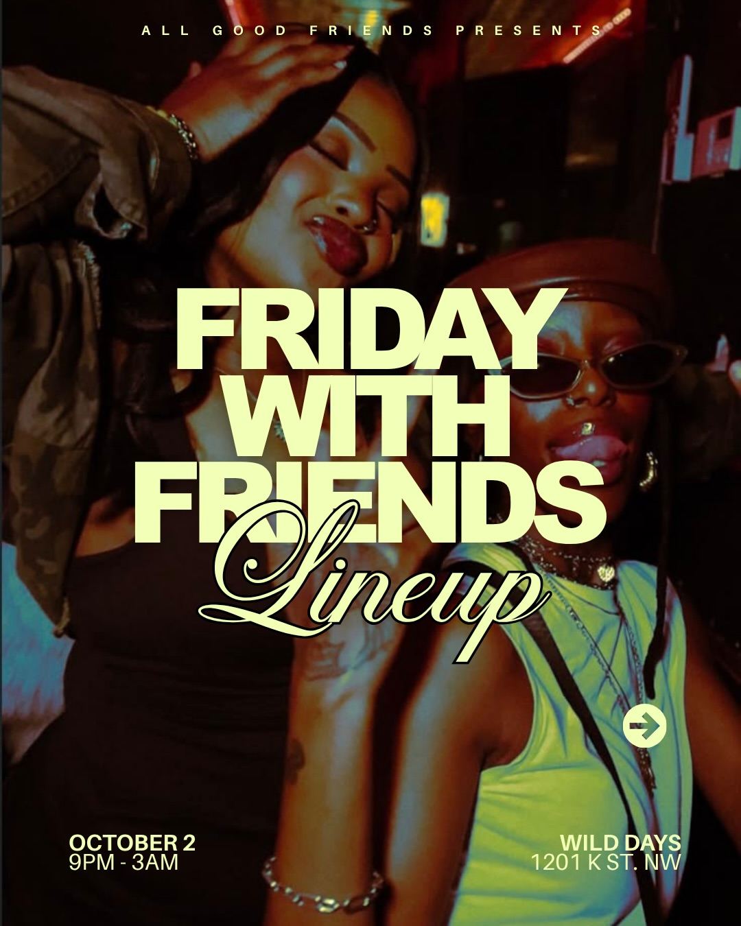 FRIDAY W/ FRIENDS — flyer 2