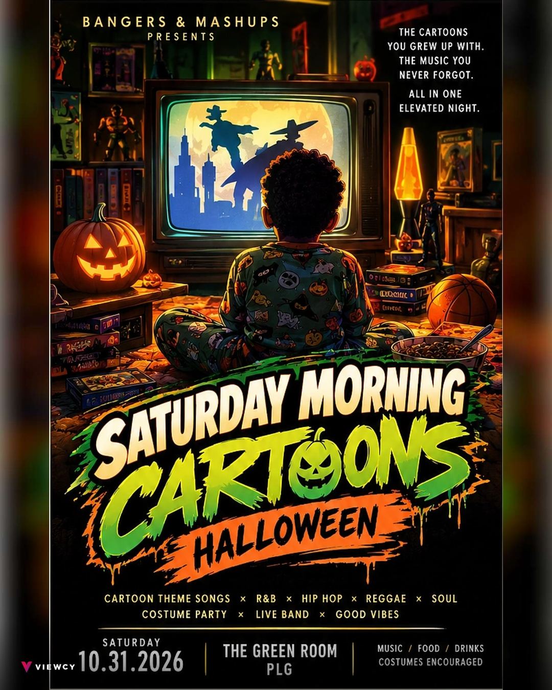 Saturday Morning Cartoons: A Halloween Costume Party & Show!