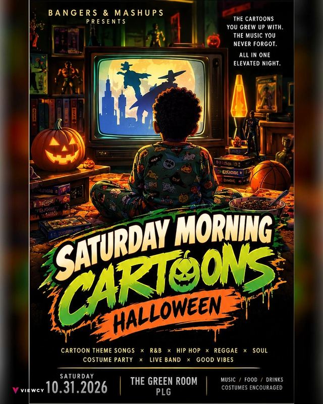 Saturday Morning Cartoons: A Halloween Costume Party & Show!, Sat, Oct 31, The Green Room PLG, Brooklyn, Brooklyn
