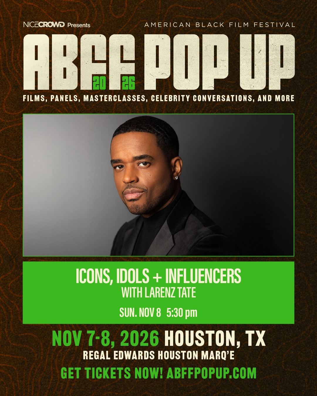 Icons, Idols + Influencers with Larenz Tate