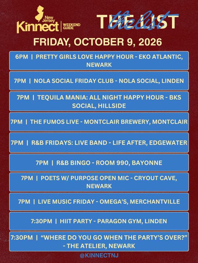 "WHERE DO YOU GO WHEN THE PARTY'S OVER?", Fri, Oct 9, Theatelier NJ
