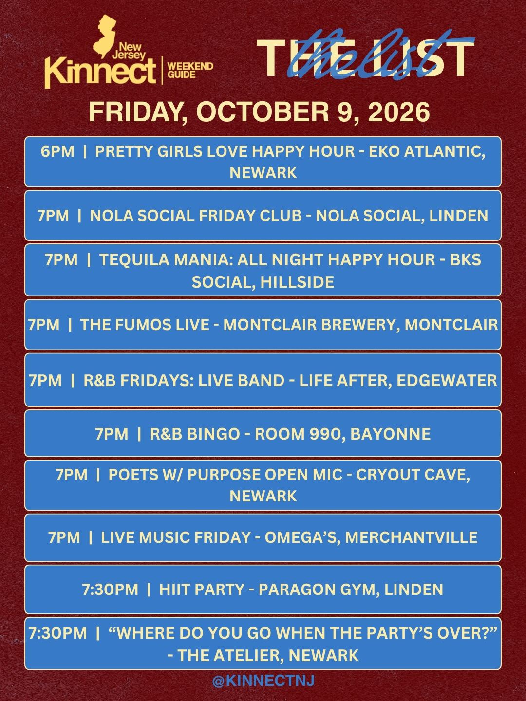 R&B BINGO