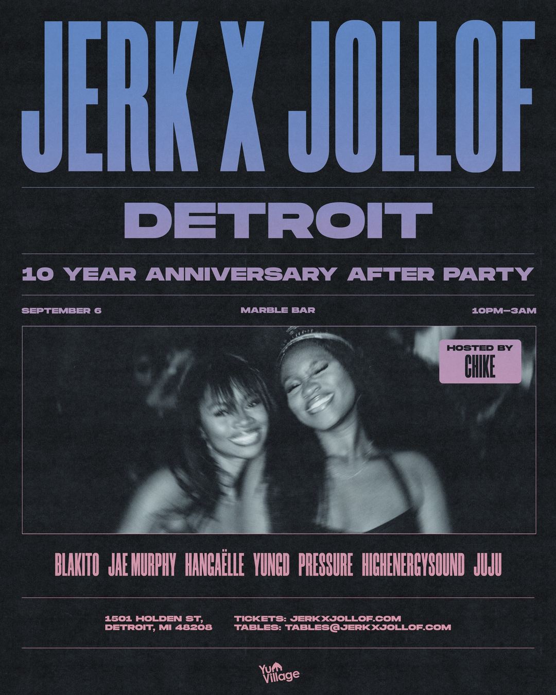 Jerk X Jollof: Detroit (10 Year Anniversary After Party)