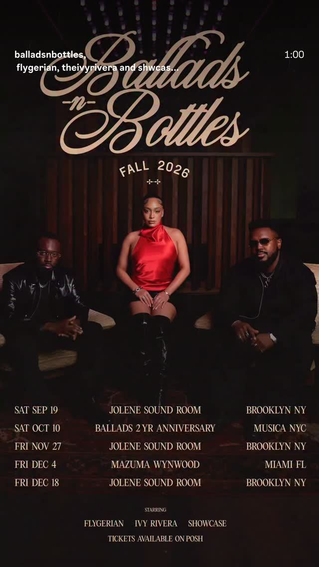 Ballads n Bottles, Fri, Dec 4, Mazuma Wynwood