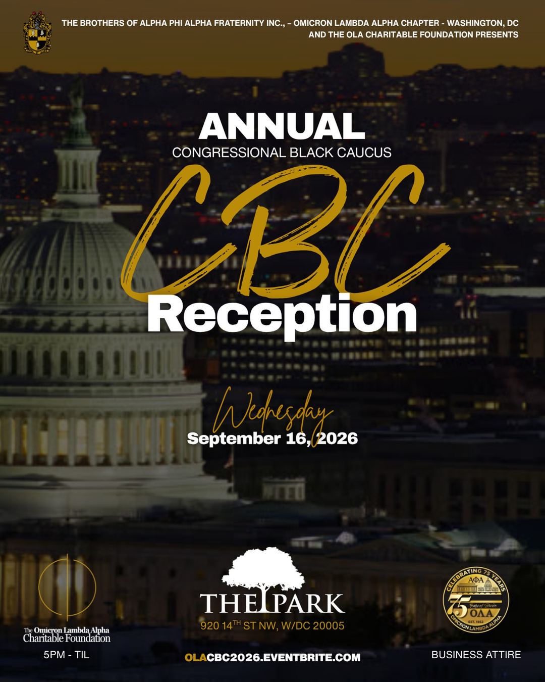Annual Congressional Black Caucus CBC Reception