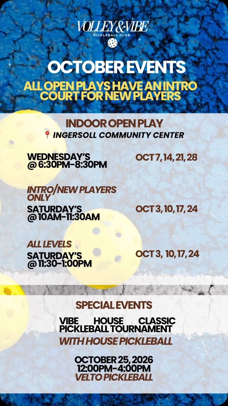 Indoor Open Play: All Levels