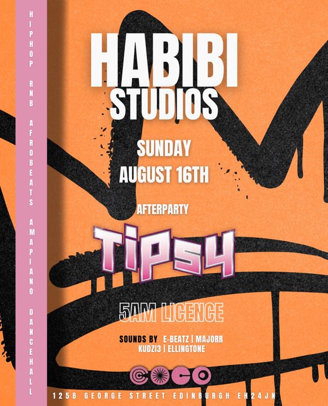 Afterparty Tipsy, Sun, Aug 16 – Mon, Aug 17, Tipsy