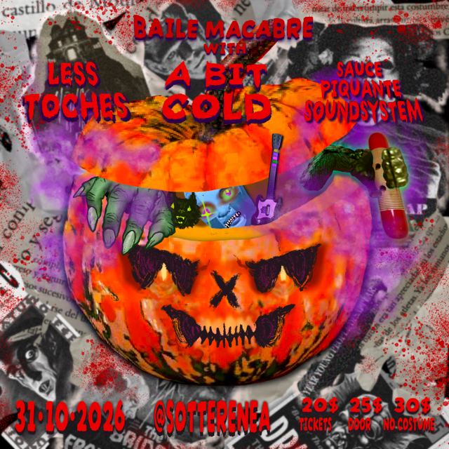 Baile Macabre, Sat, Oct 31, Sotterenea, 4848 Boul. St Laurent