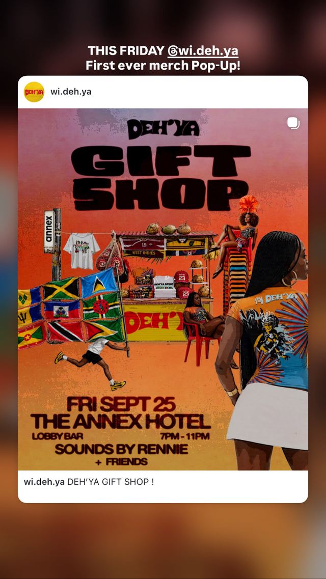 DEH'YA GIFT SHOP, Fri, Sep 25, The Annex Hotel