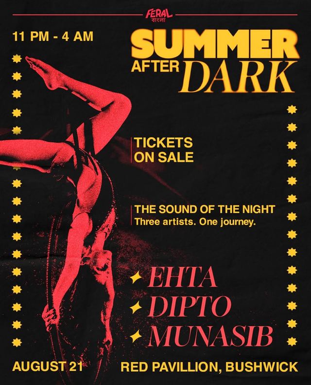 Summer After Dark, Fri, Aug 21, Red Pavilion, Bushwick