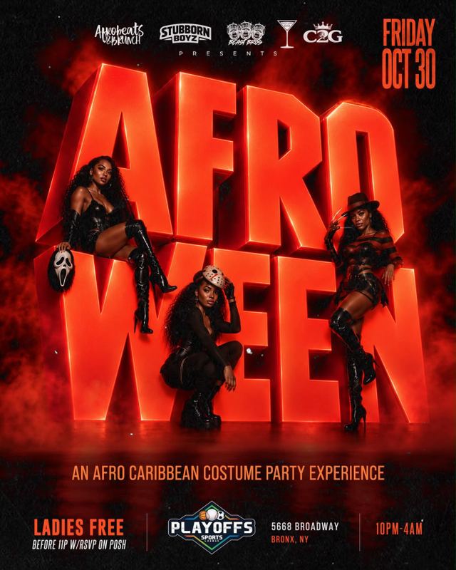 Afroween, Fri, Oct 30, Playoffs Sports, Bronx