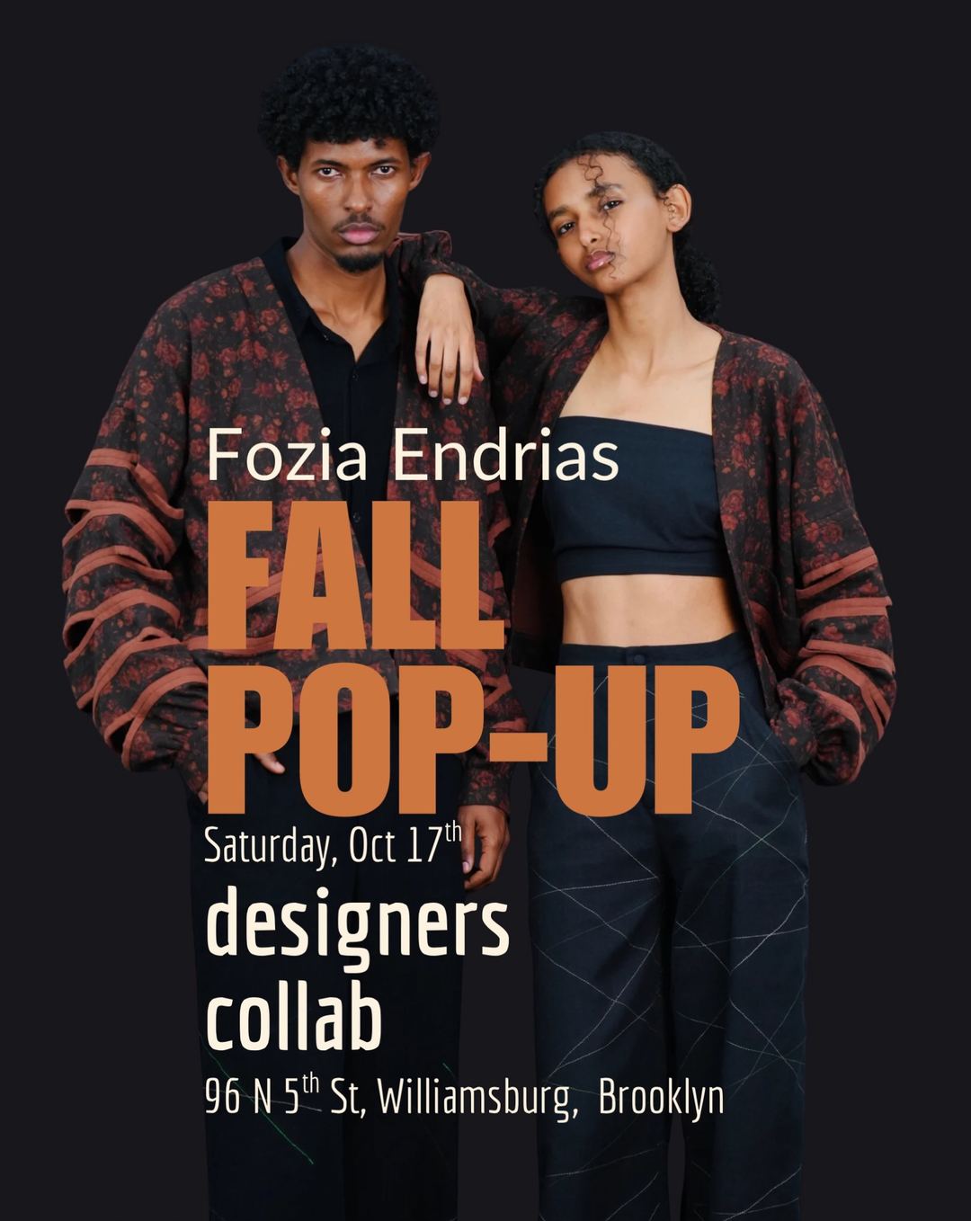 Fozia Endrias Fall Pop-Up