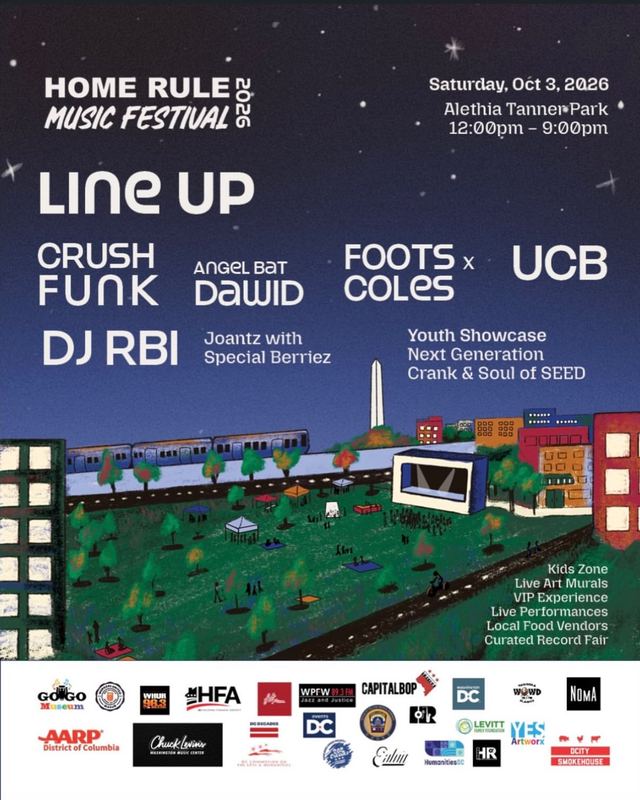 Home Rule Music Festival, Sat, Oct 3, Alethia Tanner Park