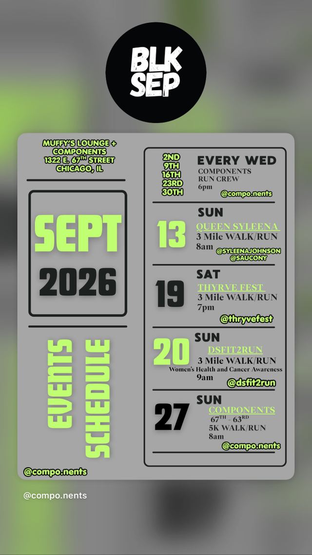 Thryve Fest 3 Mile Walk/Run, Sat, Sep 19, South Side YMCA, Woodlawn