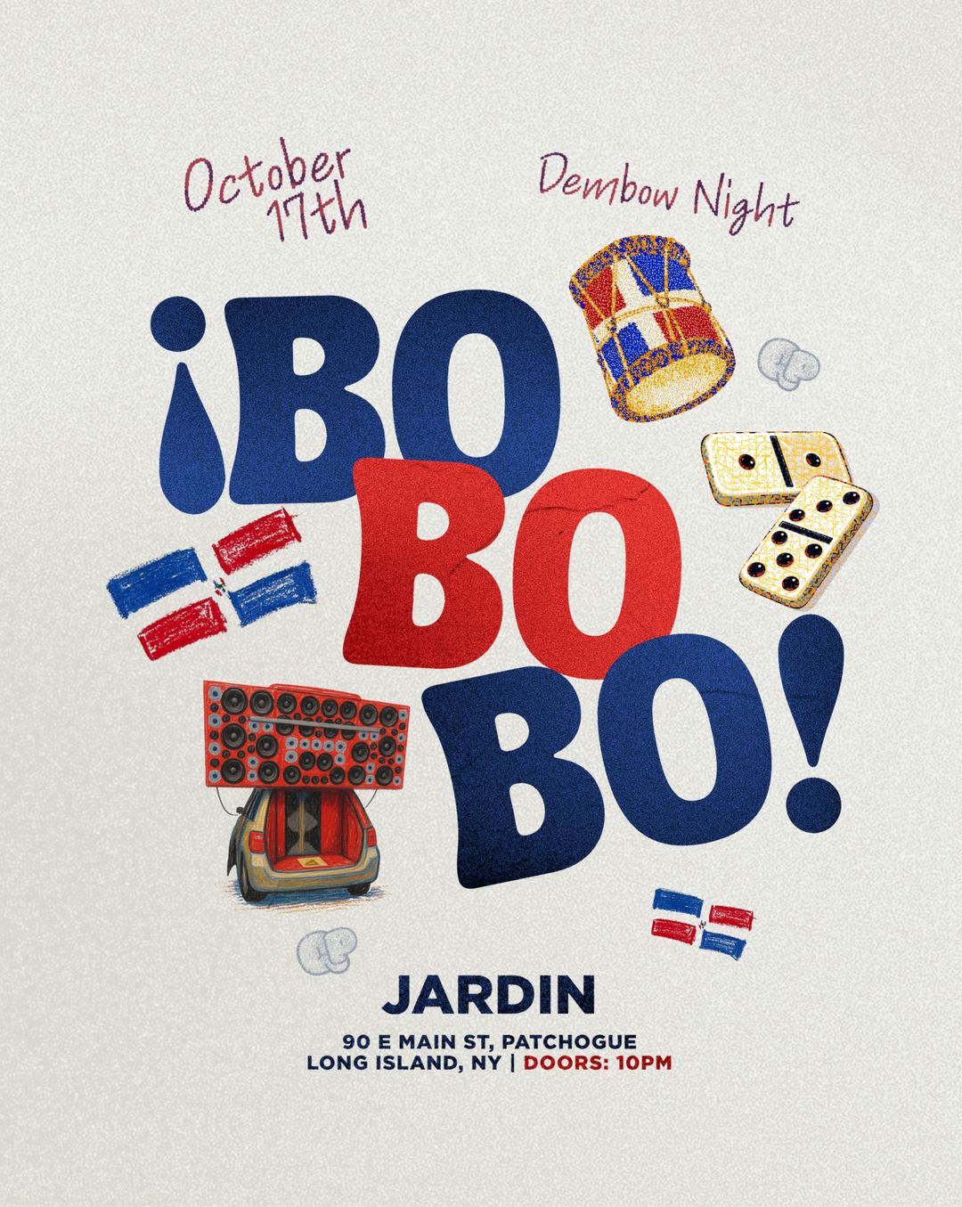 ¡BO BO BO! Dembow Night