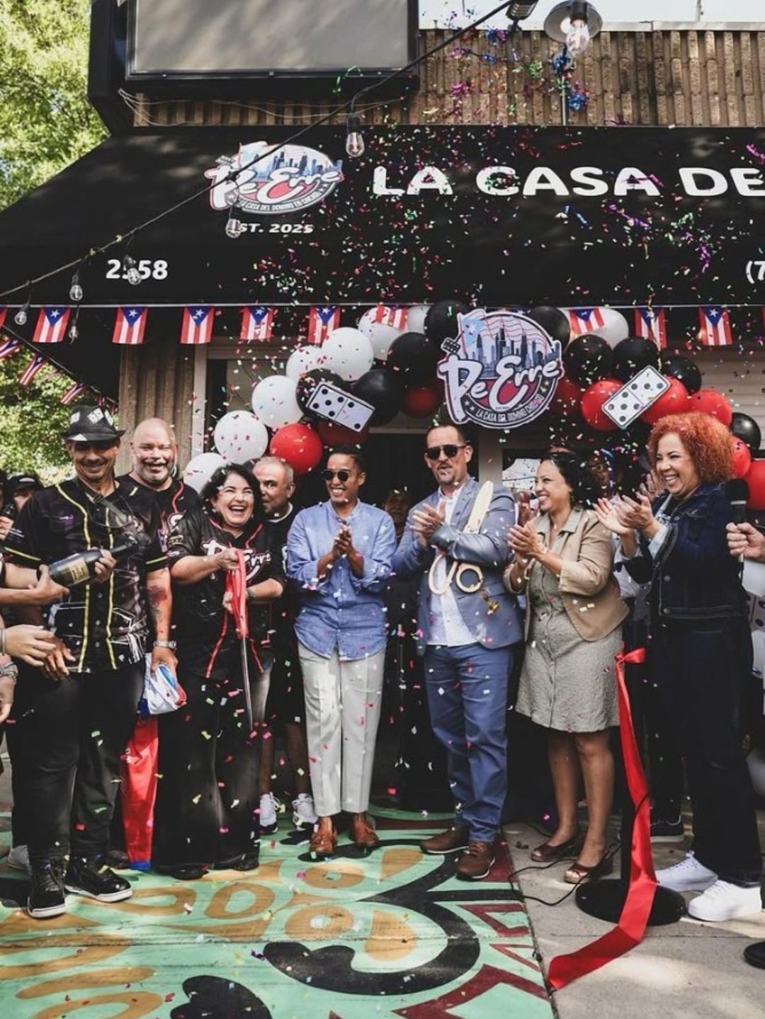 Pe Erre Casa del Dominó Opening Celebration