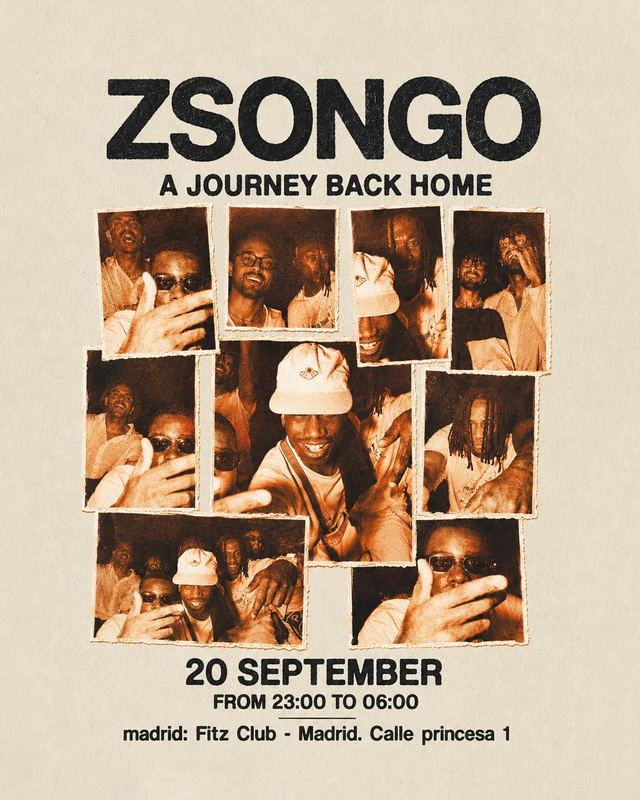ZSONGO A JOURNEY BACK HOME, Sun, Sep 20 – Mon, Sep 21, Fitz Club