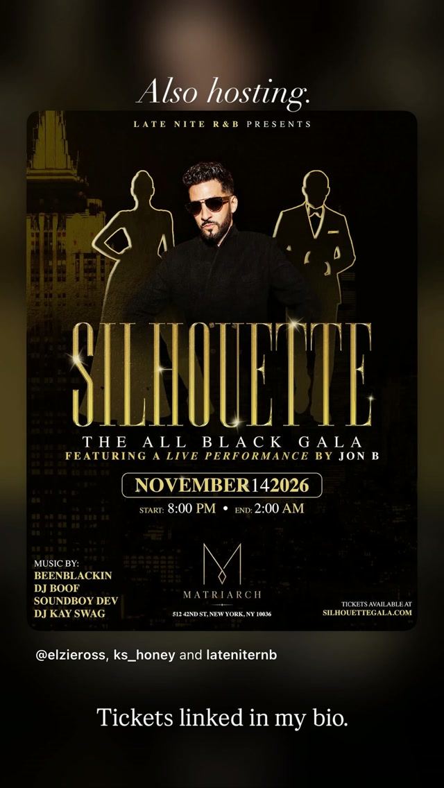 Silhouette: The All Black Gala, Sat, Nov 14, Matriarch, Hell's Kitchen