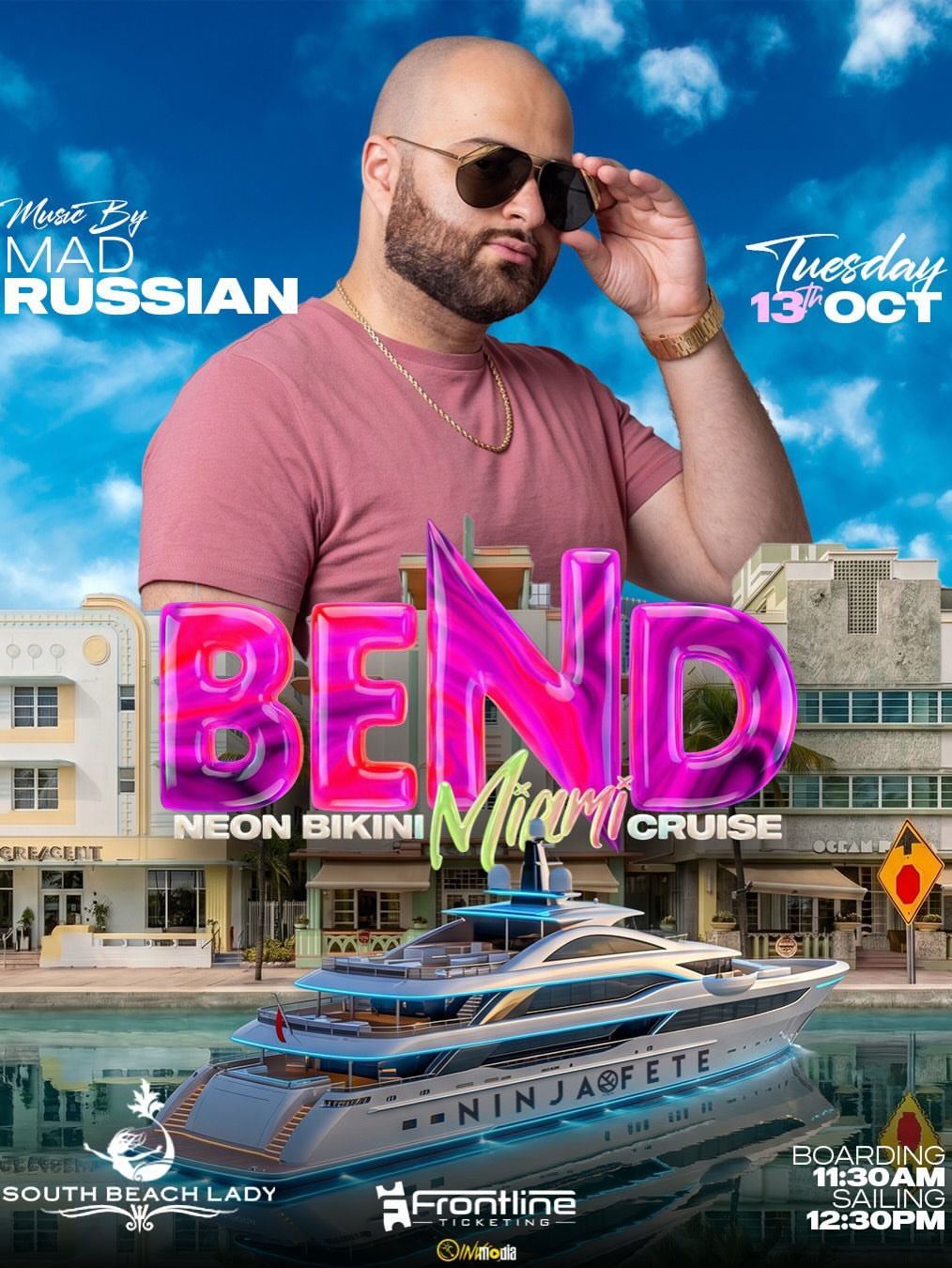 Bend Miami Neon Bikini Cruise