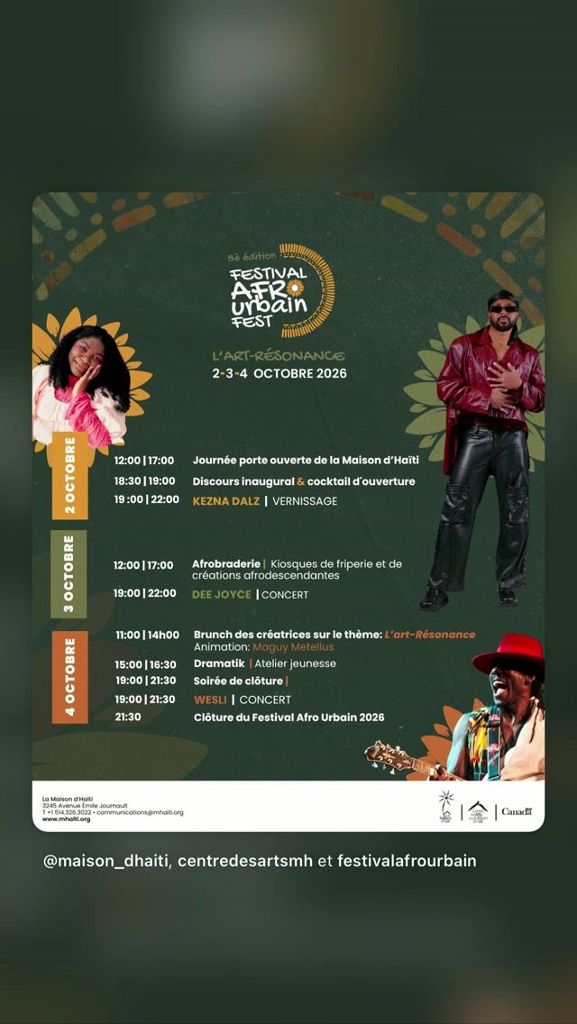 Dee Joyce | Concert, Sat, Oct 3, La Maison d'Haïti