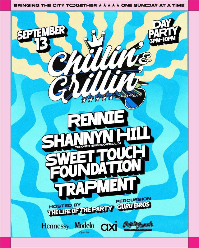 Chillin & Grillin Season, Sun, Sep 13, Cabana Pool Bar, Old Toronto