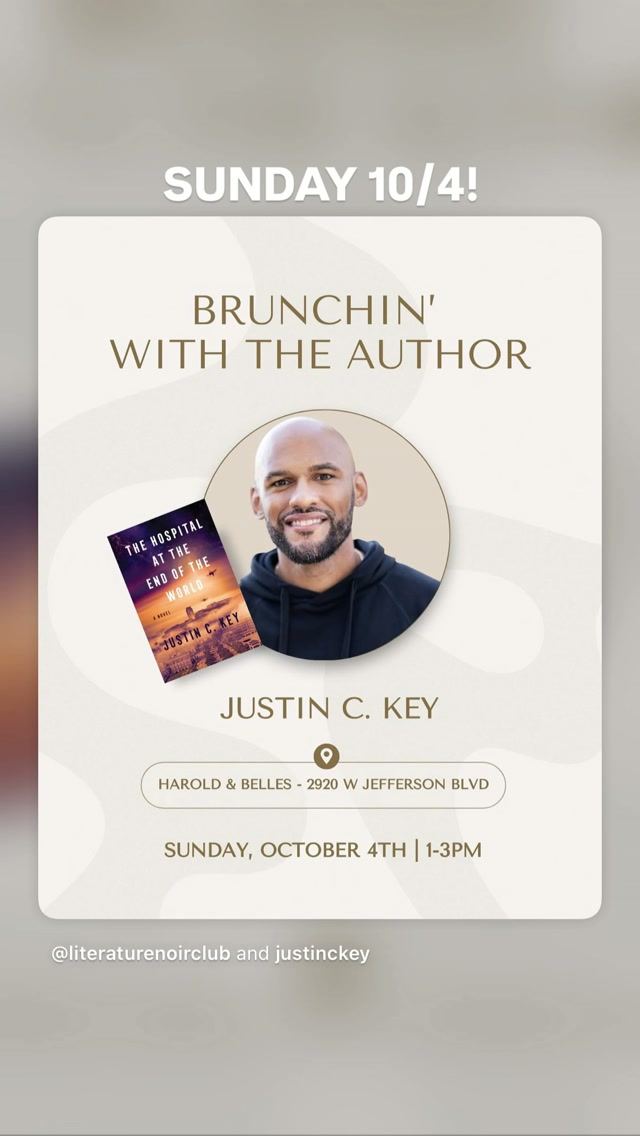 Brunchin' With The Author, Sun, Oct 4, Harold & Belles, Jefferson Park