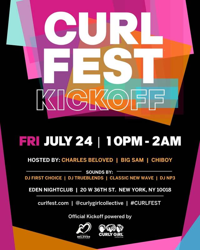 Curl Fest Kickoff, Fri, Jul 24, Eden Nightclub, Manhattan
