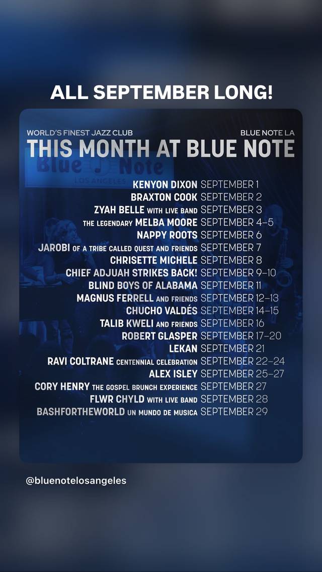 Robert Glasper, Thu, Sep 17 – Sun, Sep 20, Blue Note LA, Hollywood