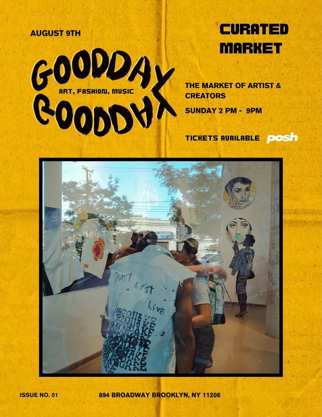 Good Day Art Market, Sun, Aug 9, Cafe Erzulie, Bushwick