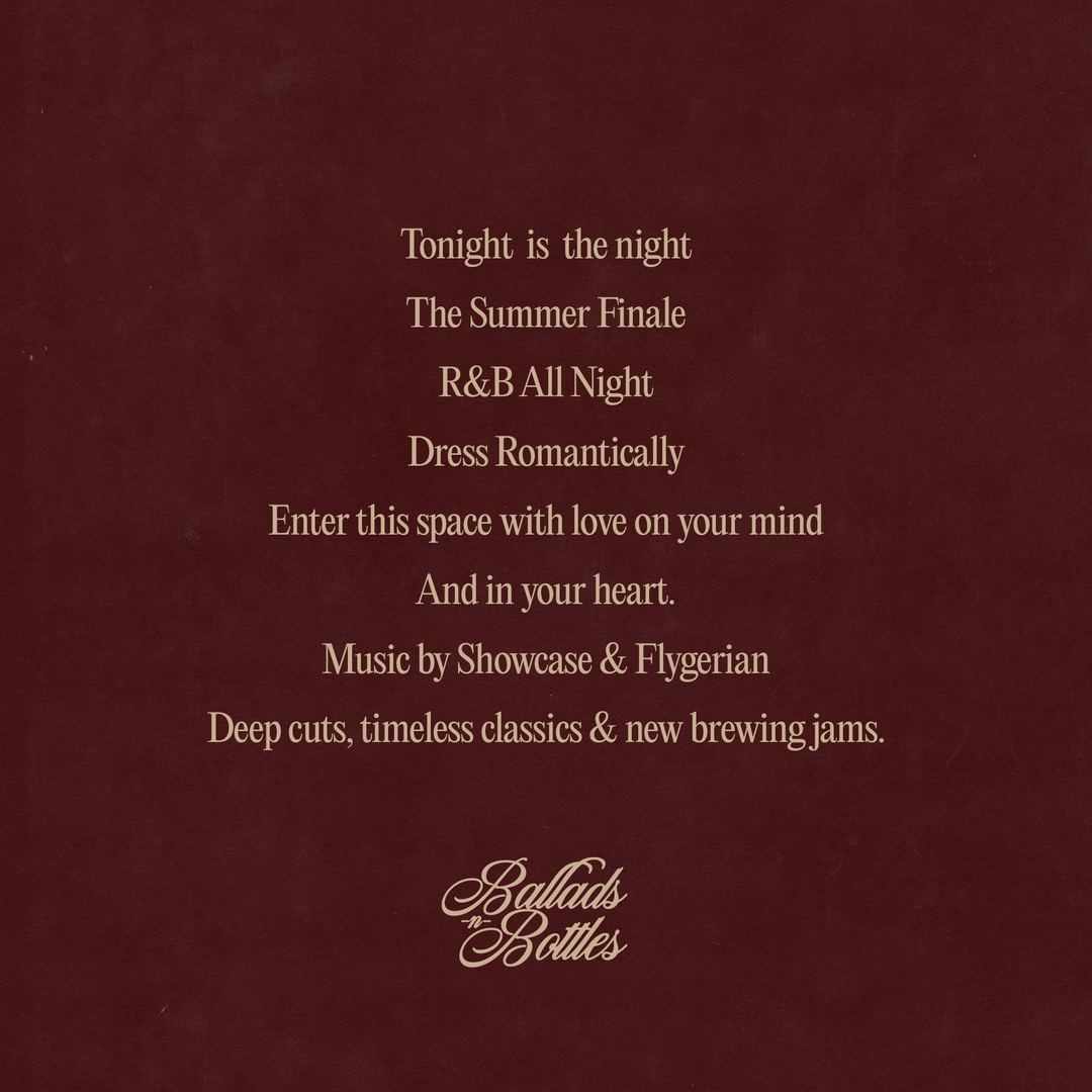 Ballads & Bottles: The Summer Finale