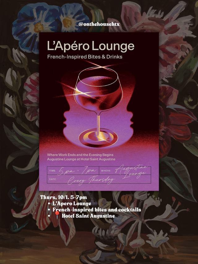 L'Apéro Lounge, Thu, Oct 1, Augustino Lounge at Hotel Saint Augustine