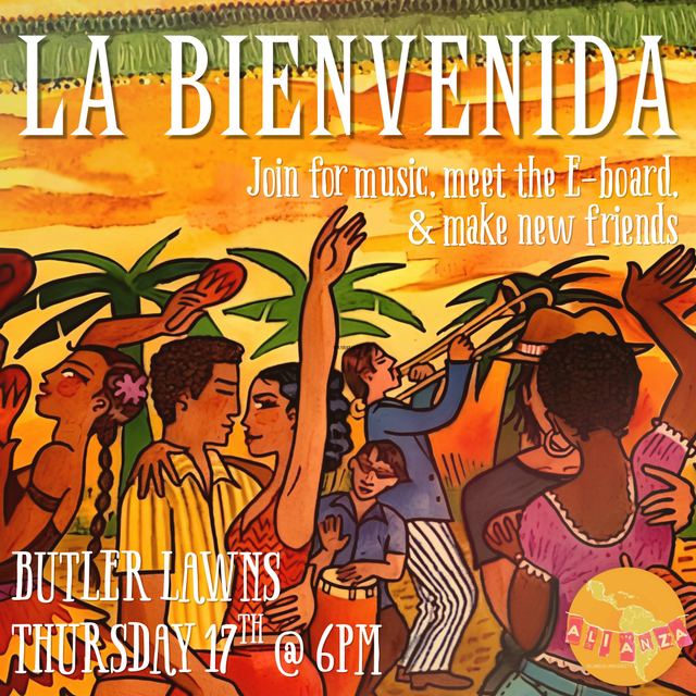 La Bienvenida, Thu, Sep 17, Butler Lawns, Morningside Heights