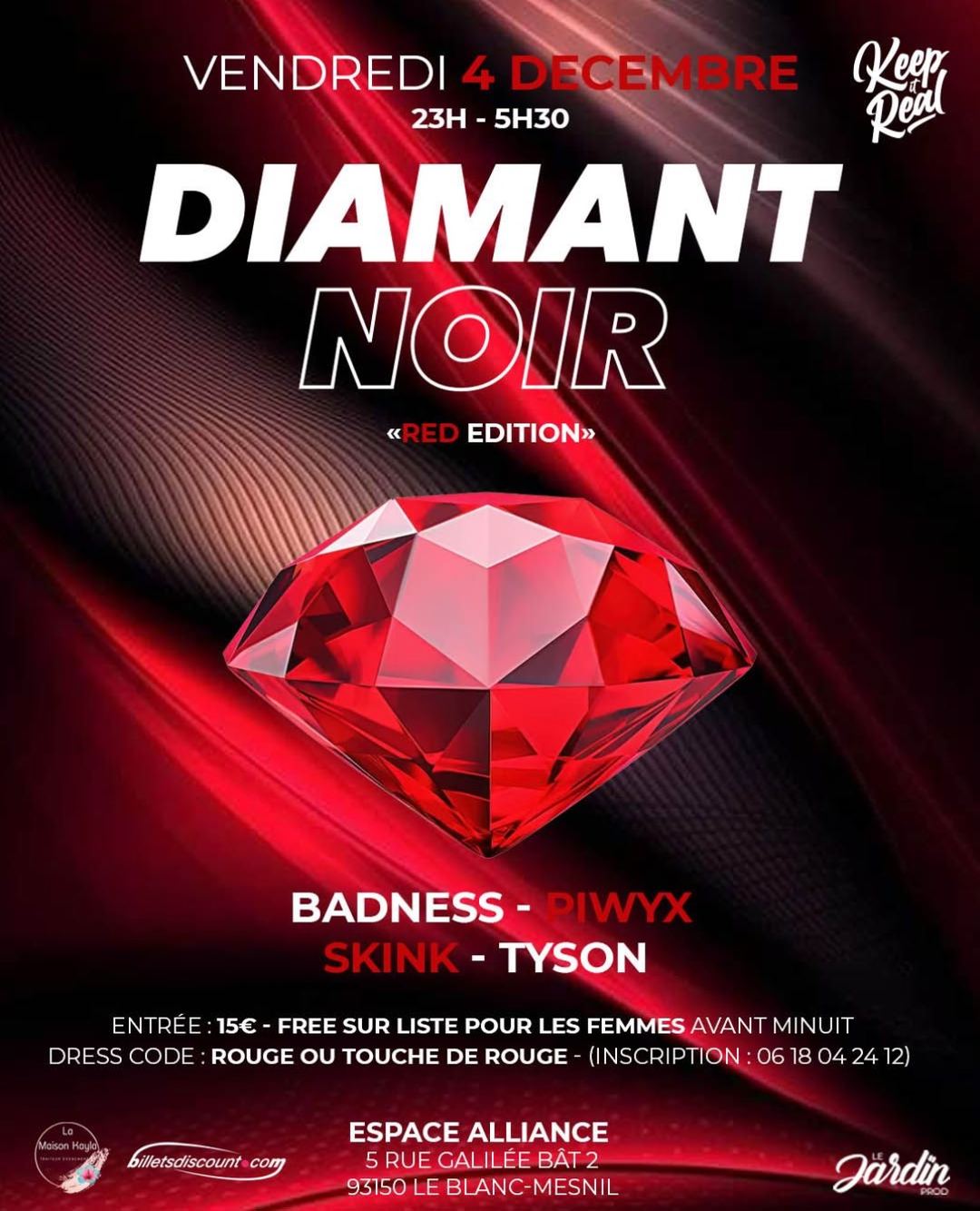 Diamant Noir «Red Edition»