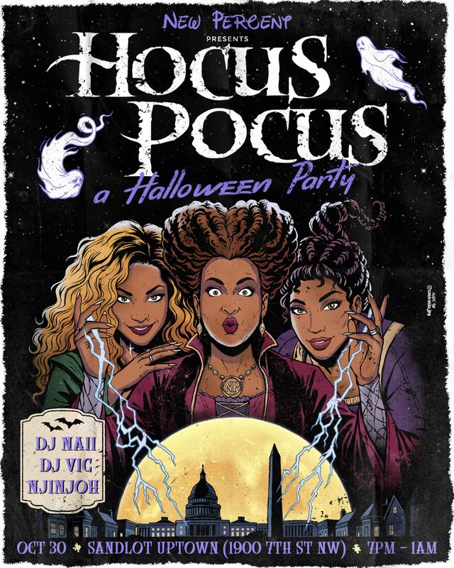 Hocus Pocus a Halloween Party, Fri, Oct 30, SANDLOT UPTOWN, Shaw