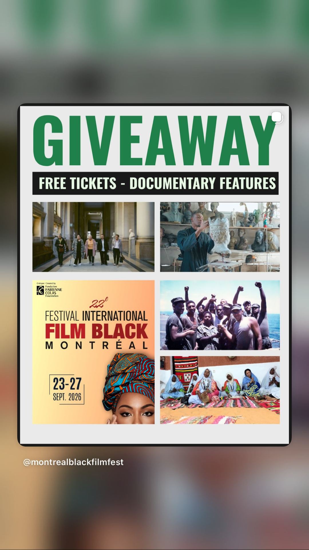 Festival International Film Black Montréal — flyer 4