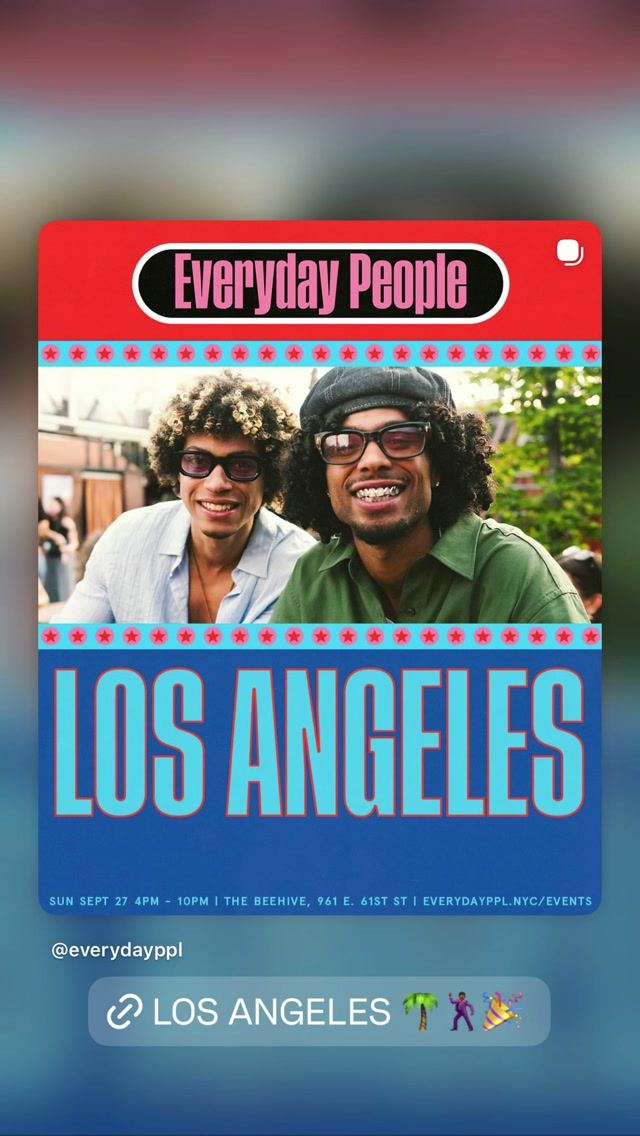 Everyday People Los Angeles, Sun, Sep 27, The Beehive