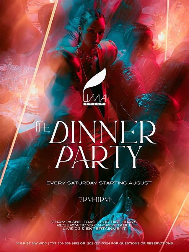 The Dinner Party - LIMA TWIST, Sat, Sep 19, Lima Twist, Downtown