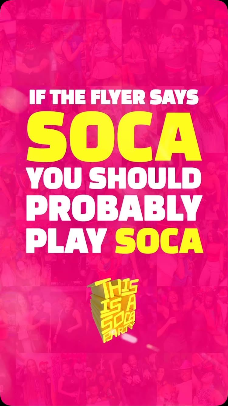 This is a SOCA Party - New Jersey - Oct — flyer 4