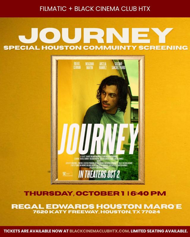 JOURNEY Special Houston Community Screening, Thu, Oct 1, Regal Edwards Houston Marq'E