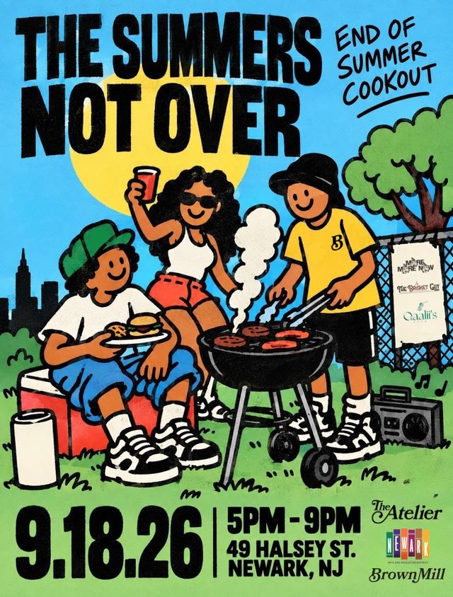 THE SUMMERS NOT OVER - END OF SUMMER COOKOUT, Fri, Sep 18, Theatelier NJ