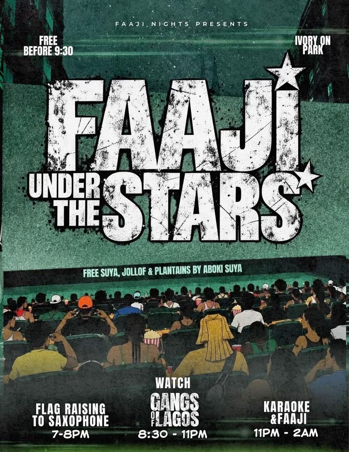 Faaji Under The Stars — flyer 2