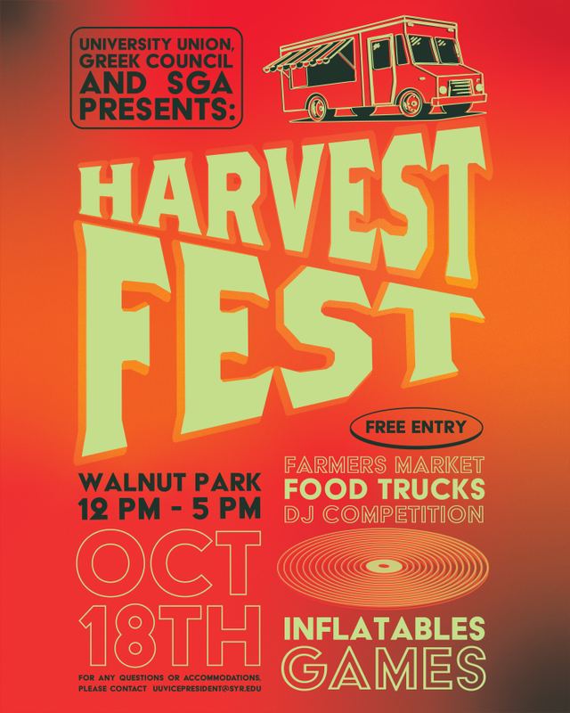 Harvest Fest, Sun, Oct 18, Walnut Park, Eastside