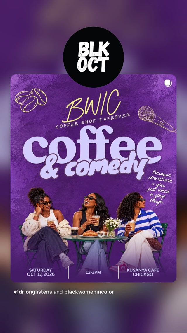 BWIC Coffee Shop Takeover: Coffee & Comedy, Sat, Oct 17, Kusanya Cafe